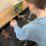 Dinosaur fun at Play B C Preschool