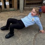 Child being active and fit